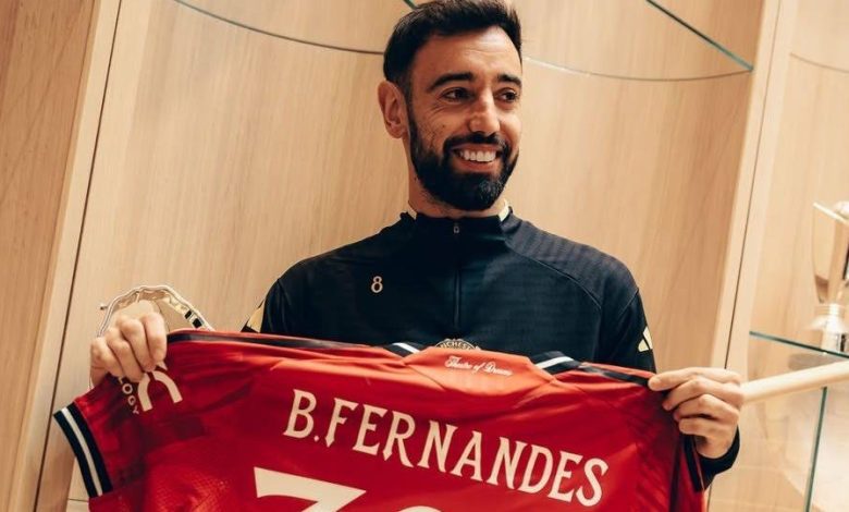 برونو يخوض المباراة 300 مع مانشستر يونايتد