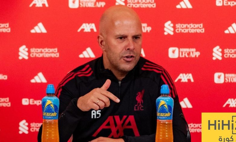 سلوت يكشف عن حالة المصابين قبل قمة مانشستر يونايتد