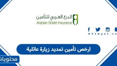 ارخص تأمين تمديد زيارة عائلية