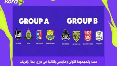 مسار بالمجموعة الأولى ومازيمبي بالثانية في دوري الأبطال