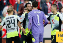 الرسم التكتيكي لتشكيلة بروسيا دورتموند ضد اوغسبورغ