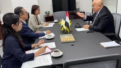 السفير السنيني يبحث مع الوكالة اليابانية للتنمية توسيع برامجها ومشاريعا في اليمن