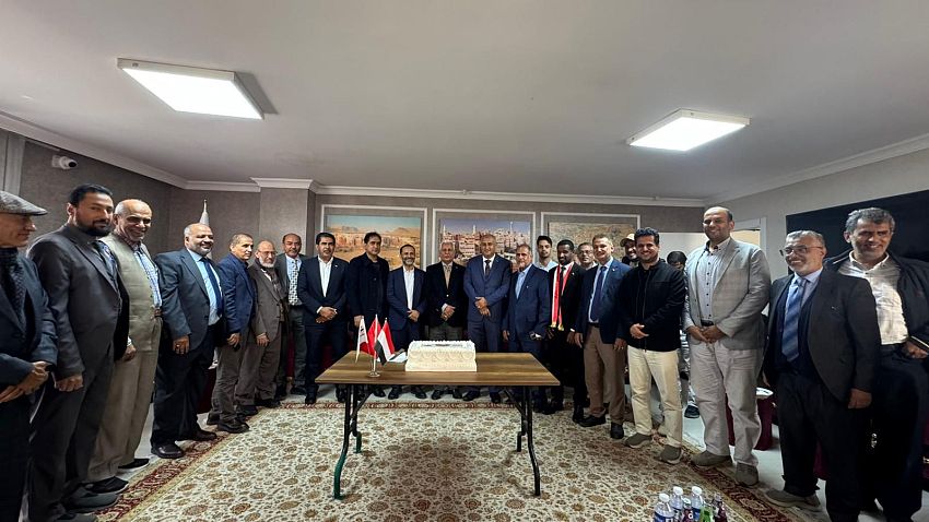 السفير طريق يشارك أبناء الجالية اليمنية في تركيا الاحتفال بالعيد الوطني الـ62 لثورة أكتوبر