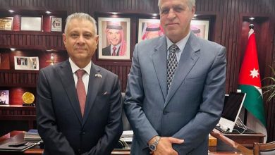 السفير فقيرة يبحث مع رئيس هيئة الطيران الأردني تعزيز التعاون بين البلدين
