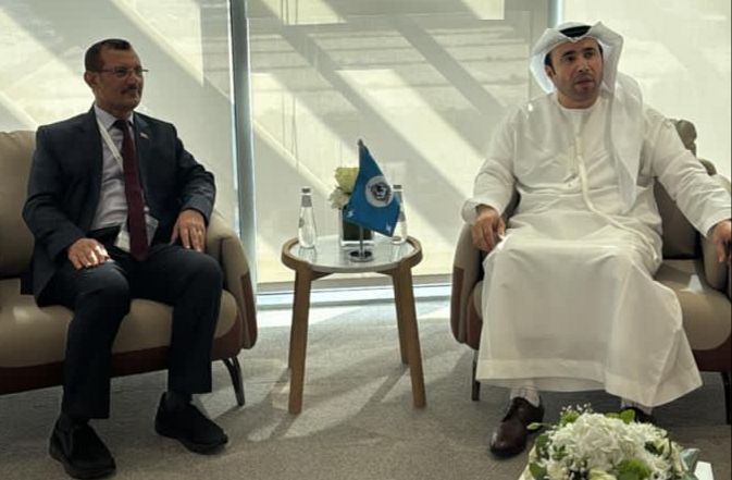 اللواء الصلوي يبحث مع رئيس الإنتربول الدولي تعزيز التعاون الأمني المشترك