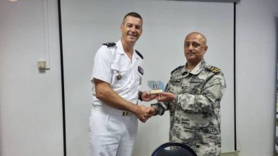 اللواء القملي يبحث مع قائدي القوات الفرنسية والاتحاد الأوروبي "أسبيدس" تعزيز التعاون في مجالات الأمن البحري
