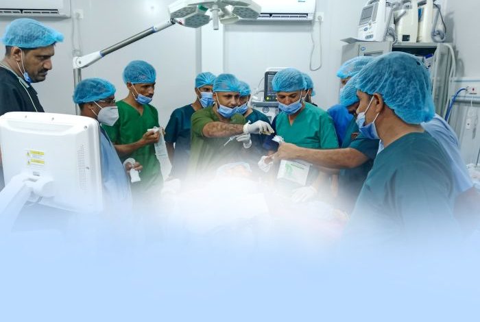 المخا.. أولى العمليات بالتخدير المناطقي الموجَّه بالألتراساوند في المستشفى السعودي الميداني