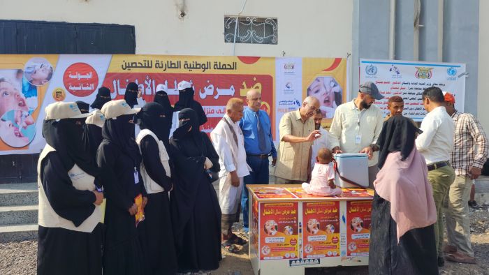 المخا تدشن الجولة الثانية للحملة الوطنية ضد شلل الأطفال