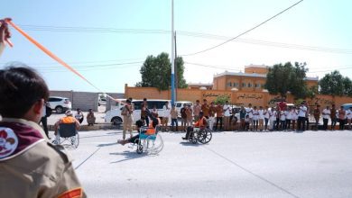 انطلاق مسابقة الكراسي المتحركة لذوي الإعاقة بمحافظة المهرة