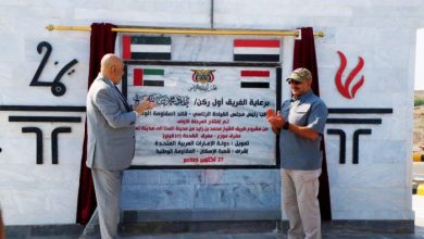 بارك المنجز لأبناء تعز.. طارق صالح يفتتح المرحلة الأولى من طريق الشيخ محمد بن زايد