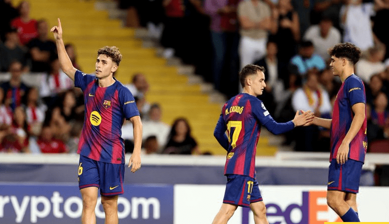 برشلونة يسجل رقما قياسيا في مباراة أوليمبياكوس