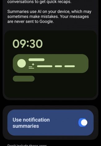 تحديث One UI 8.5 سيجلب ميزة ملخصات الإشعارات بالذكاء الاصطناعي