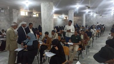 تدشين اختبارات الكفاءة لدفعة جديدة من العاملين في القطاع الصحي بمأرب
