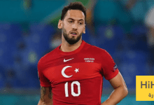 تشالهان أوغلو يصل لـ100 مباراة مع تركيا