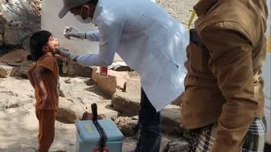 تعز.. تدشين الجولة الثانية من الحملة الوطنية للتحصين ضد شلل الأطفال في الوازعية