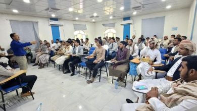 تنظيم دورة تدريبية عن التخطيط الشخصي لأبناء محافظة صنعاء النازحين في مأرب