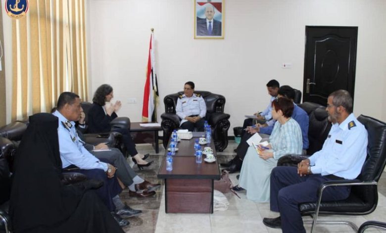 خفر السواحل يبحث مع السفيرة الفرنسية تعزيز التعاون في مجال الأمن البحري