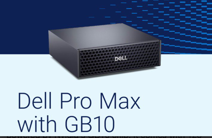 ديل تكشف عن Pro Max mini-PC بمعالج Nvidia GB10 المخصص لمهام الذكاء الاصطناعي