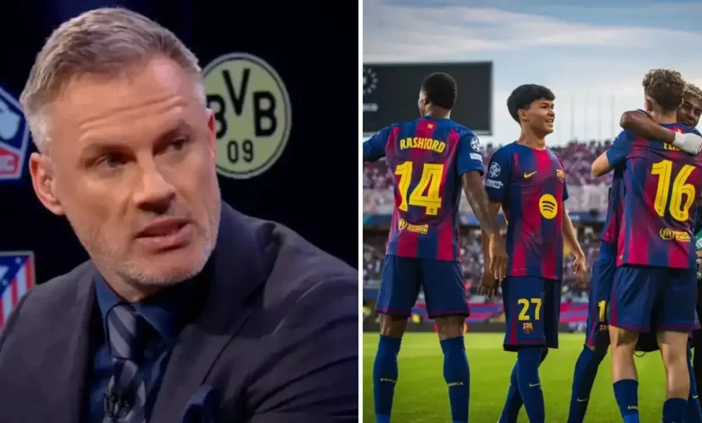 رأي كاراغر في إمكانية فوز برشلونة بدوري أبطال أوروبا