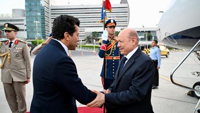 رئيس مجلس القيادة يصل القاهرة بدعوة من الرئيس السيسي للمشاركة في افتتاح المتحف المصري الكبير