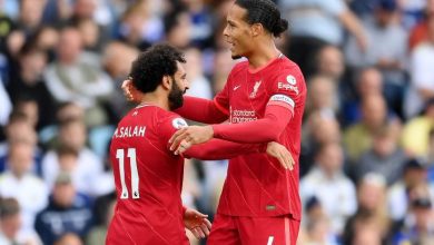 محمد صلاح وفان دايك