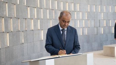سالم بن بريك يزور واحة شهداء دولة الإمارات العربية المتحدة