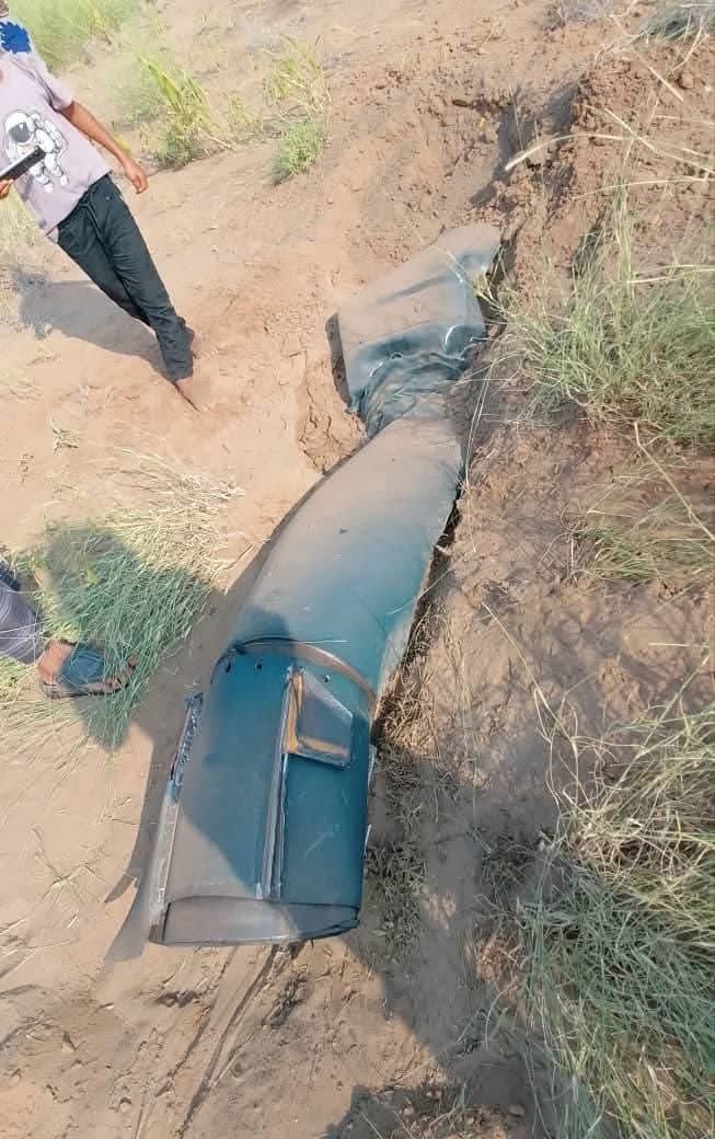 سقوط صاروخ إيراني في ريف تهامة بعد محاولة إطلاق فاشلة