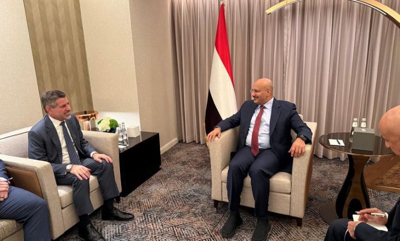طارق صالح يبحث مع السفير الأمريكي الإصلاحات الاقتصادية وجهود مكافحة التهريب