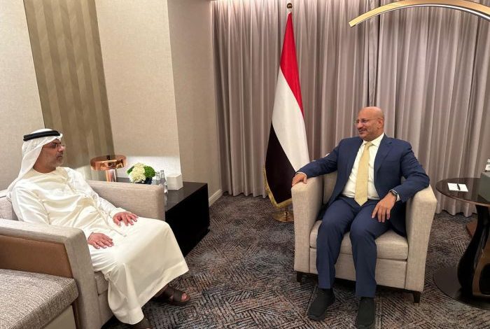 طارق صالح يستقبل السفير الإماراتي لدى اليمن