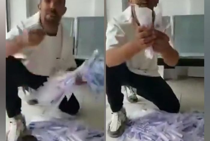 فيديو| مواطن في صنعاء يبكي لعجزه عن شراء دواء لابنته