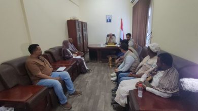 مدير عام المخا يبحث مع وفد اليونيسف تنفيذ تدخلات جديدة في قطاع المياه
