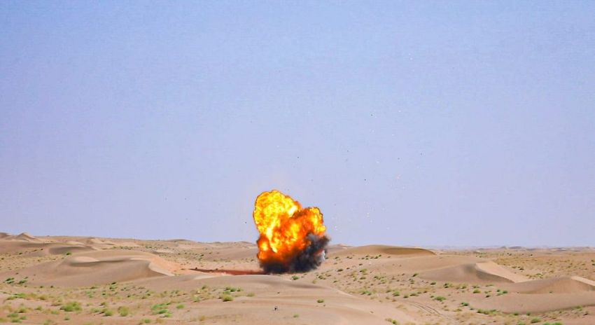"مسام" ينفذ عملية إتلاف وتفجير لكمية من الألغام في مأرب وينجح في تأمين حقل ألغام بحجة