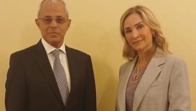 مصطفى يبحث مع مساعدة وزير الخارجية السويسرية امكانية زيادة التدخلات الانسانية