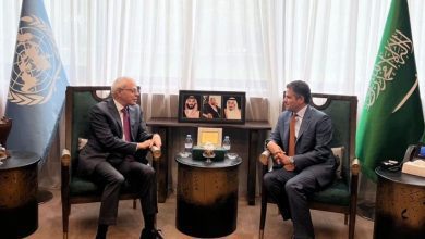 نائب وزير الخارجية يبحث مع المندوبين الدائمين للسعودية والإمارات وعُمان والبحرين تعزيز التعاون في قضايا اللاجئين