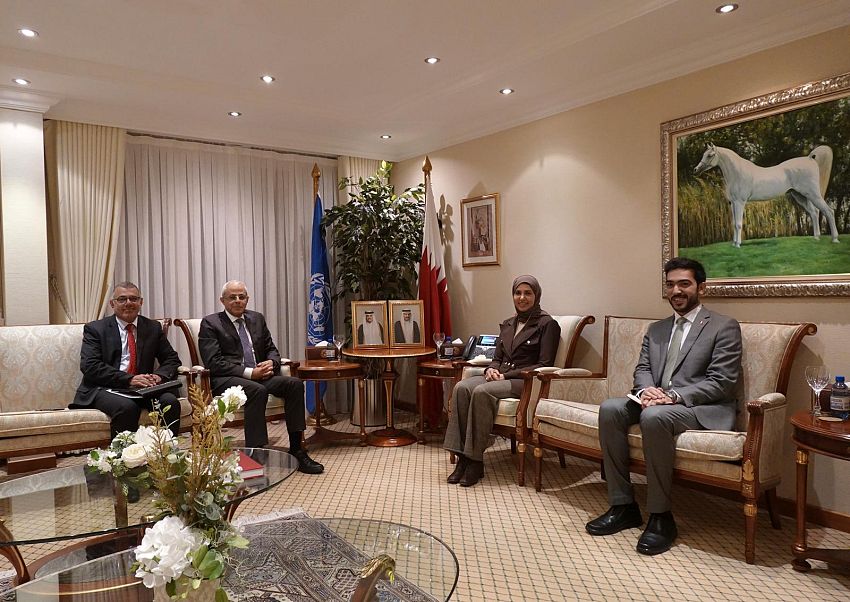 نائب وزير الخارجية يلتقي مندوبة دولة قطر لدى المقر الأوروبي في جنيف