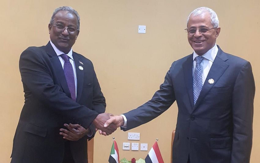 نائب وزير الخارجية يلتقي وكيل وزارة الخارجية السوداني
