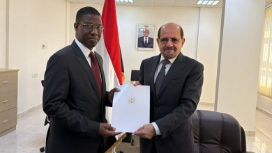 وزير الخارجية يتسلم نسخة من اوراق اعتماد السفير الموريتاني