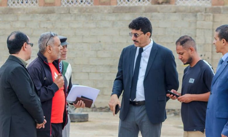 وفد وزاري يطلع على أوضاع واحتياجات اندية الشمايتين والمعافر في تعز