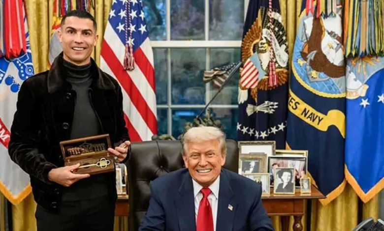 هدية ترامب لكريستيانو رونالدو