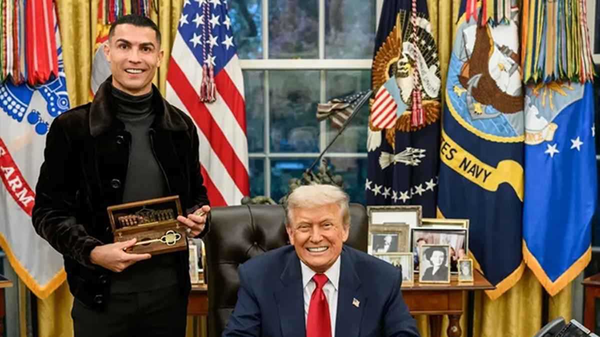هدية ترامب لكريستيانو رونالدو