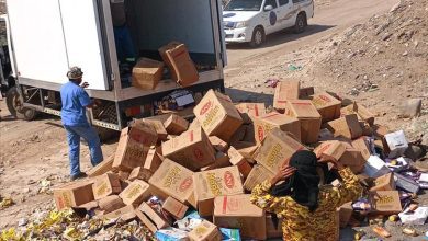 صحة البيئة بالمنصورة تتلف 4 أطنان من المواد غير الصالحة للاستهلاك