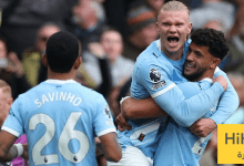 الرسم التكتيكي لتشكيلة مانشستر سيتي ضد ليدز