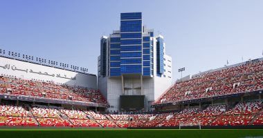 كاميرا اليوم السابع ترصد استاد محمد بن زايد قبل نهائي السوبر المصري