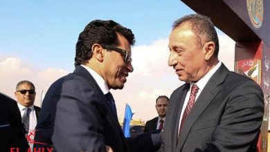 وزير الشباب والرياضة يهنئ الخطيب بعد الفوز في الإنتخابات