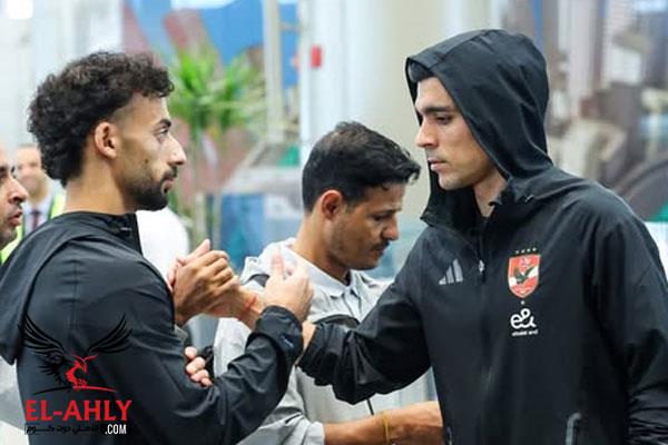 بعثة الأهلي في مطار القاهرة استعدادًا للسفر إلى الإمارات