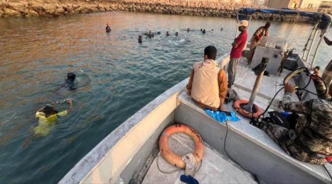 اخبار-حضرموت-|-خفر-السواحل-بحضرموت-تنظم-دورة-متقدمة-في-الغوص-والإنقاذ-البحري