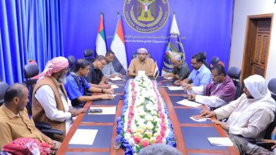 اخبار-حضرموت-|-تنفيذية-انتقالي-وادي-وصحراء-حضرموت-تناقش-الأوضاع-الخدمية-والأمنية