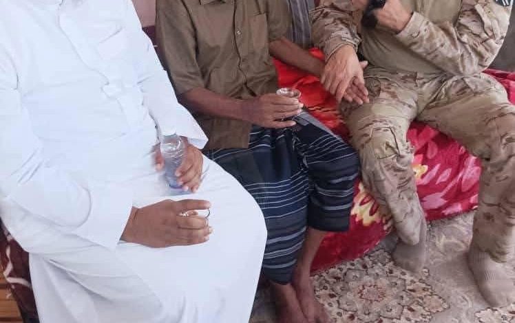 اخبار-حضرموت-|-قائد-الدعم-الأمني-للنخبة-الحضرمية-يزور-المقدم-سالمين-الجويد-باسلوم