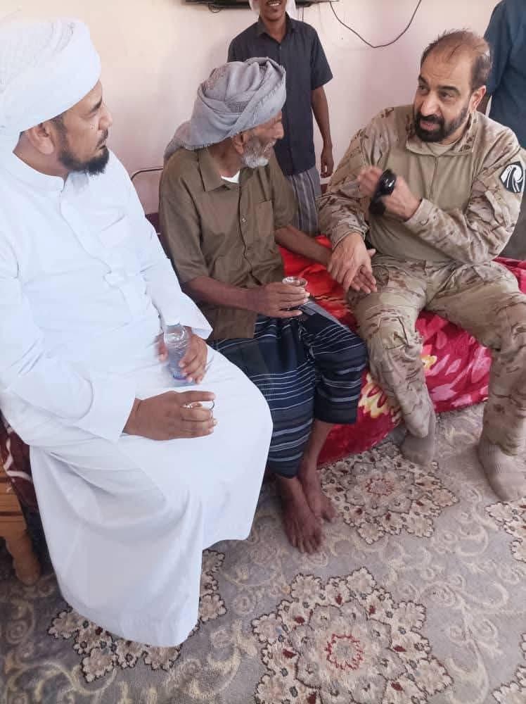 اخبار-حضرموت-|-قائد-الدعم-الأمني-للنخبة-الحضرمية-يزور-المقدم-سالمين-الجويد-باسلوم