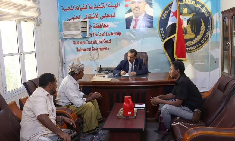 اخبار-حضرموت-|-القائم-بأعمال-رئيس-تنفيذية-انتقالي-حضرموت-يؤكد-دعمه-لمطالب-المزارعين